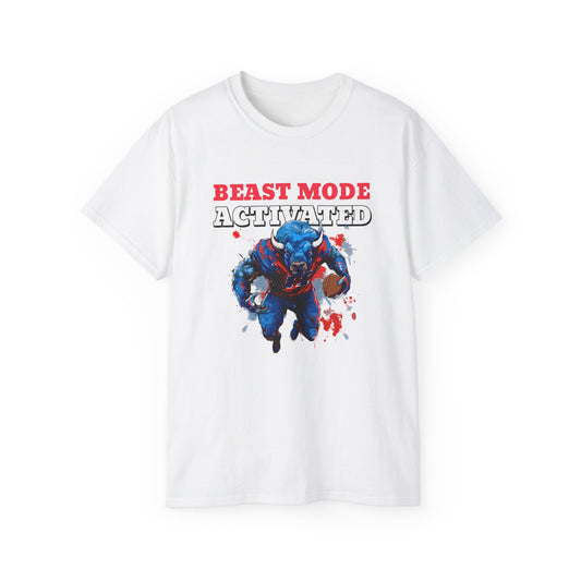 Bruntee Men's "Beast Mode Activated" Graphic Tee | Ultra-Cotton Gym Shirt & Fitness Gift