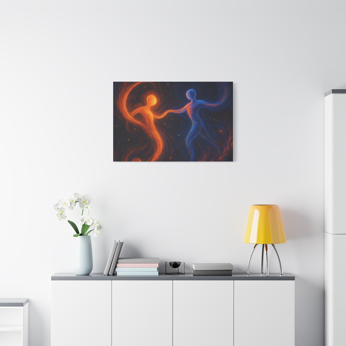 Bruntee Fire & Water Spirit Matte Canvas Wall Art — Stretched 1.25"