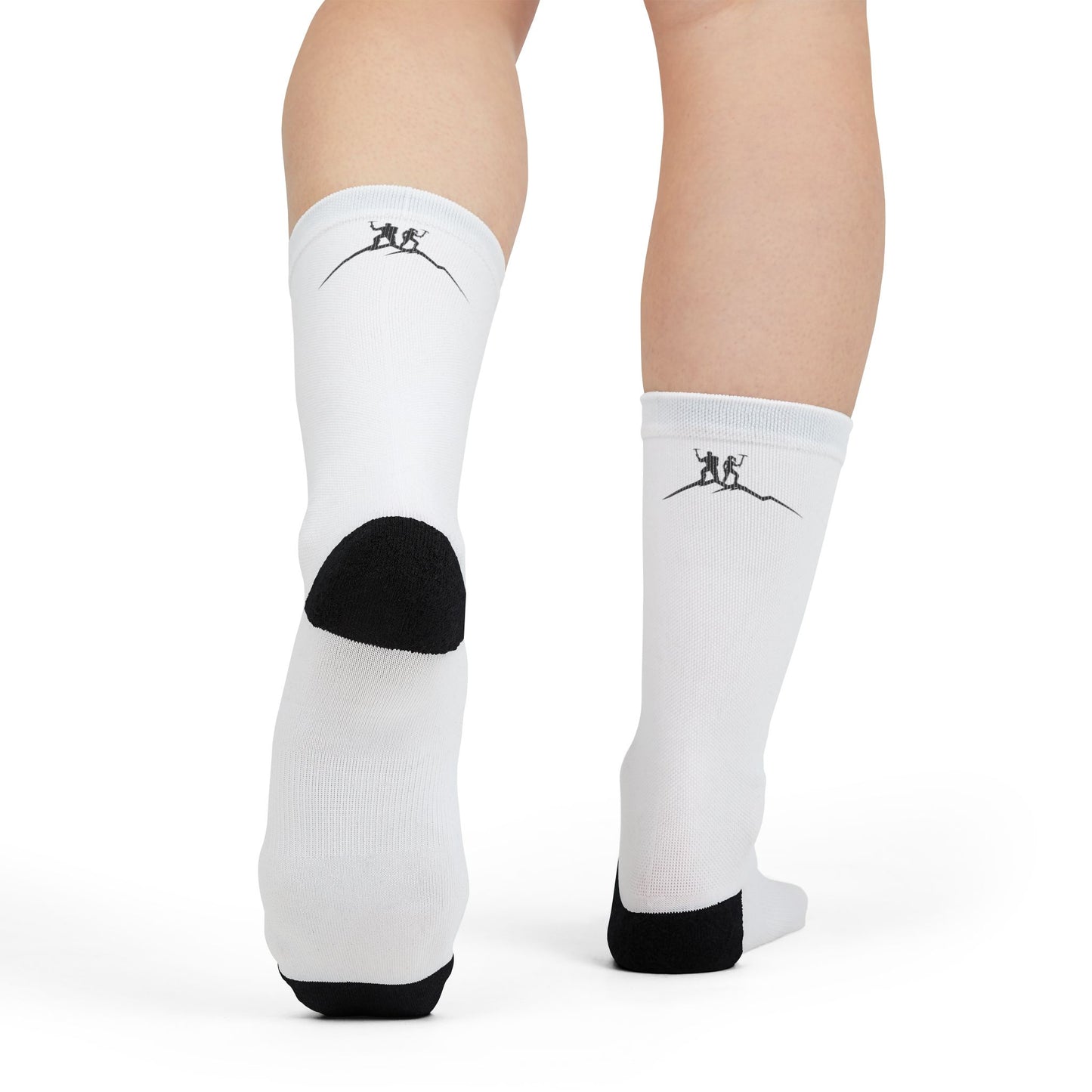 Bruntee Built To Rise Crew Socks - Stylish Daily Wear - BTR Logo
