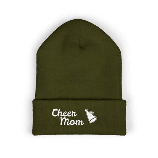 Classic Cuffed Embroidered Beanie | Winter Hat, Women's Cold Weather Accessory, Stylish & Warm Gift