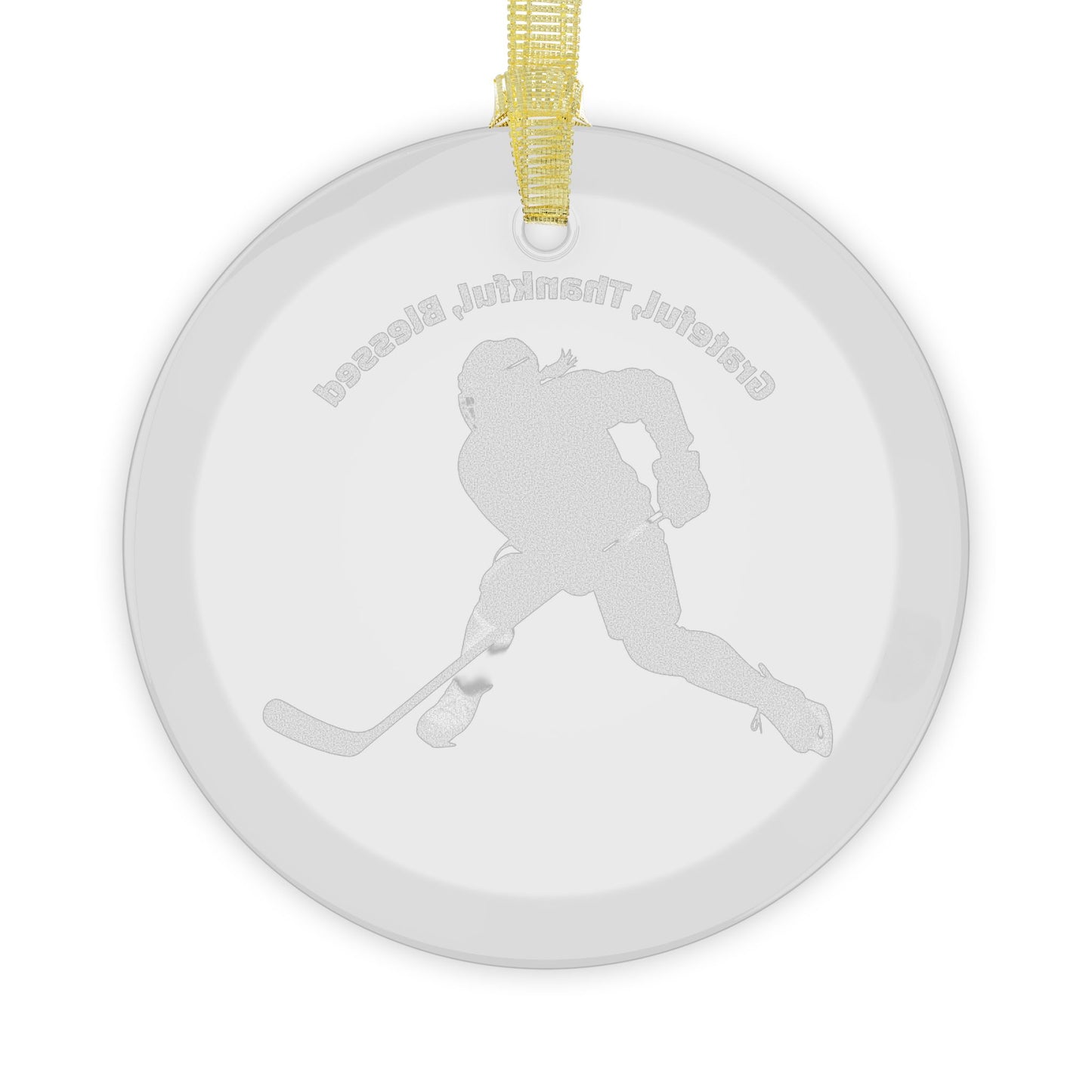 Hockey Glass Ornaments | Sports Christmas Decor, Hockey Gifts for Him & Her, Unique Holiday Keepsakes