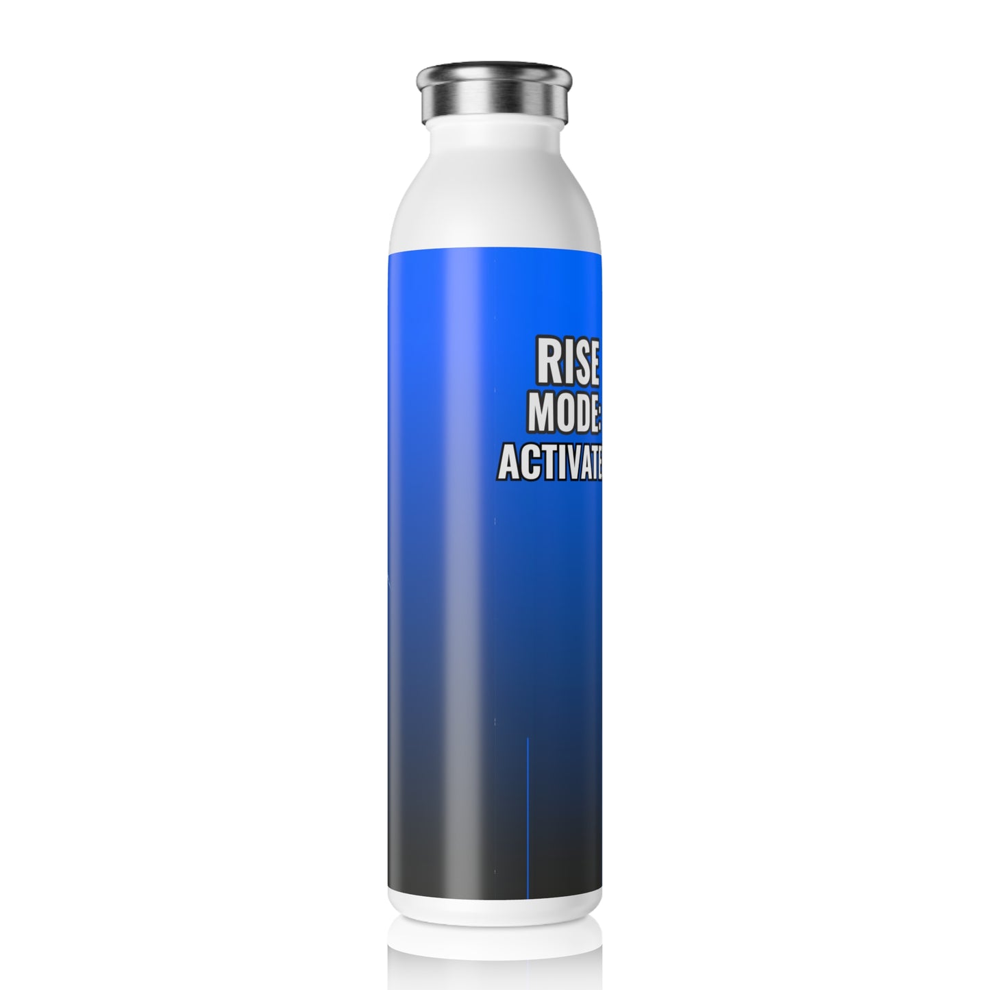 Bruntee Built to Rise Adventure Slim Water Bottle – Stainless Steel, Double Wall