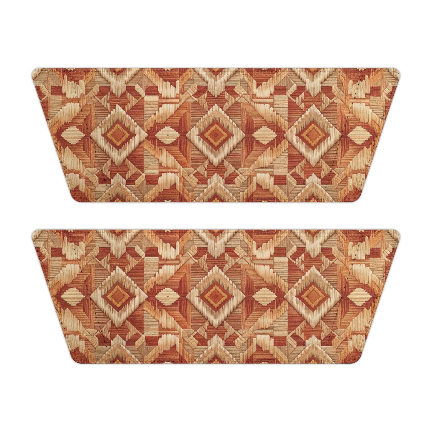 Geometric Rustic Women’s Sandals | Removable-Strap Summer Slides, Comfortable Vacation Footwear, Boho Chic Casual Shoes