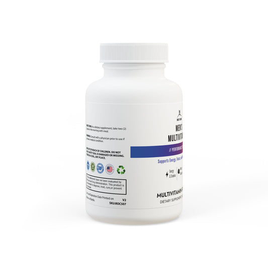 Built to Rise Multivitamin for Men (60 Capsules) | Energy, Strength & Immune Support | Non-GMO Daily Men’s Supplement