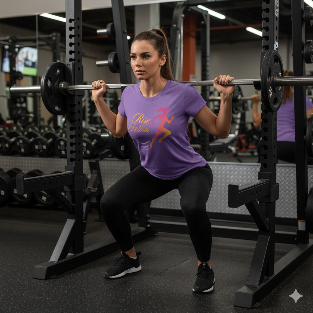 Bruntee Rise Within Women’s Sports Jersey – Athletic Workout Tee