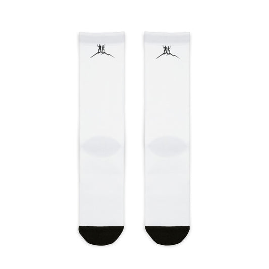 Bruntee Built To Rise Crew Socks - Stylish Daily Wear - BTR Logo