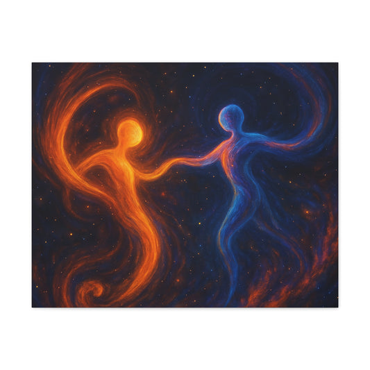 Bruntee Fire & Water Spirit Matte Canvas Wall Art — Stretched 1.25"
