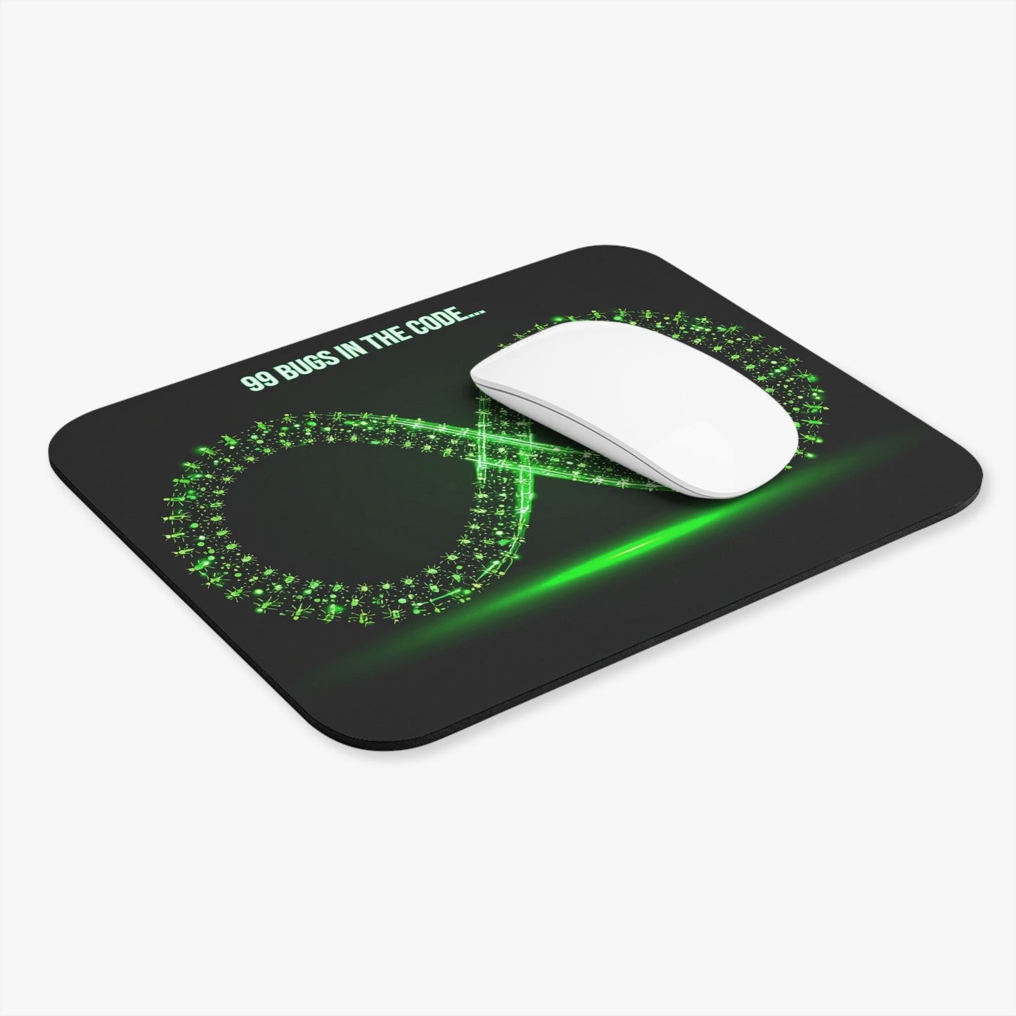 99 Bugs in the Code Mouse Pad | Funny Programmer Gift | Coding Desk Accessory | Tech Humor Office Decor | Gamer & Developer Essentials