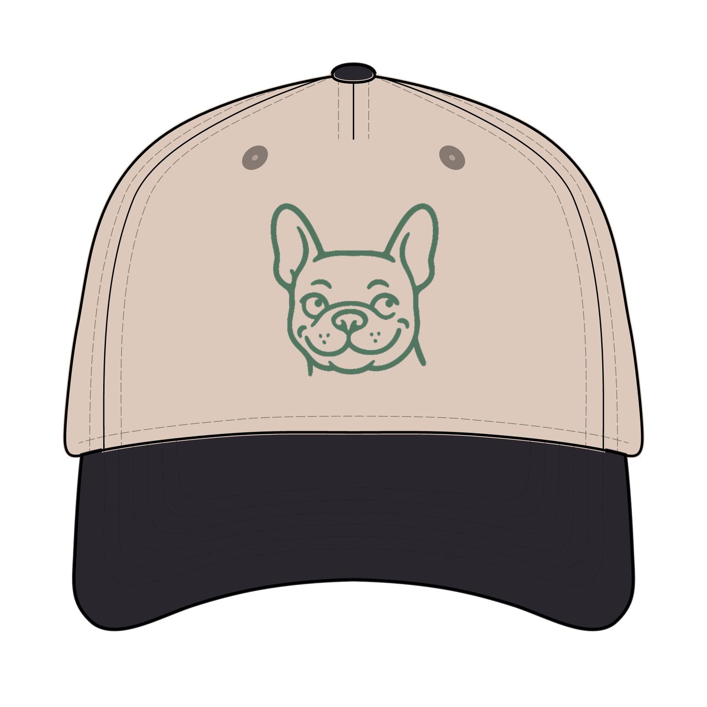 French Bulldog Trucker Hat – Cute Frenchie Embroidered Cap for Dog Lovers | Bruntee Hats