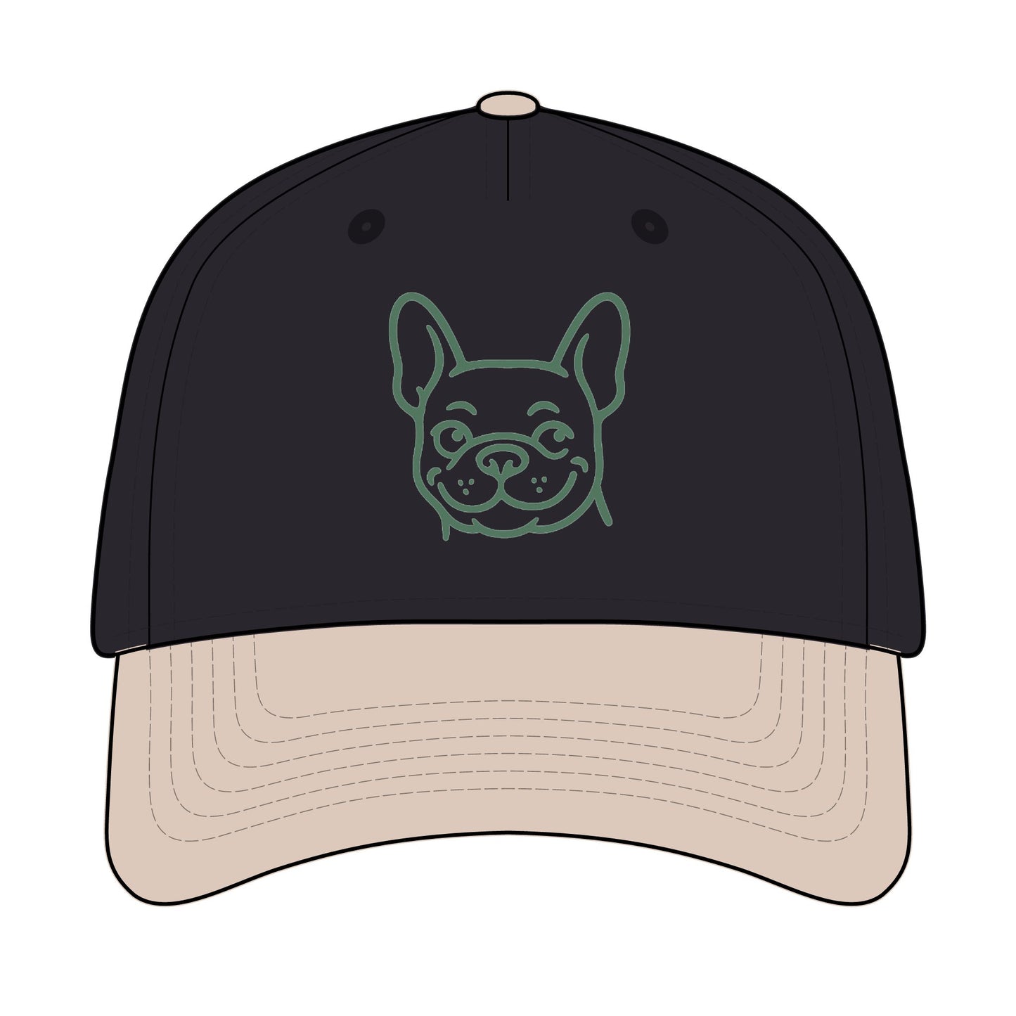 French Bulldog Trucker Hat – Cute Frenchie Embroidered Cap for Dog Lovers | Bruntee Hats