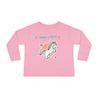 Magical Unicorn Toddler Long Sleeve Tee, Cute Kids Shirt, Birthday Gift, Baby Shower Gift, Everyday Wear, Fun Playtime Outfit