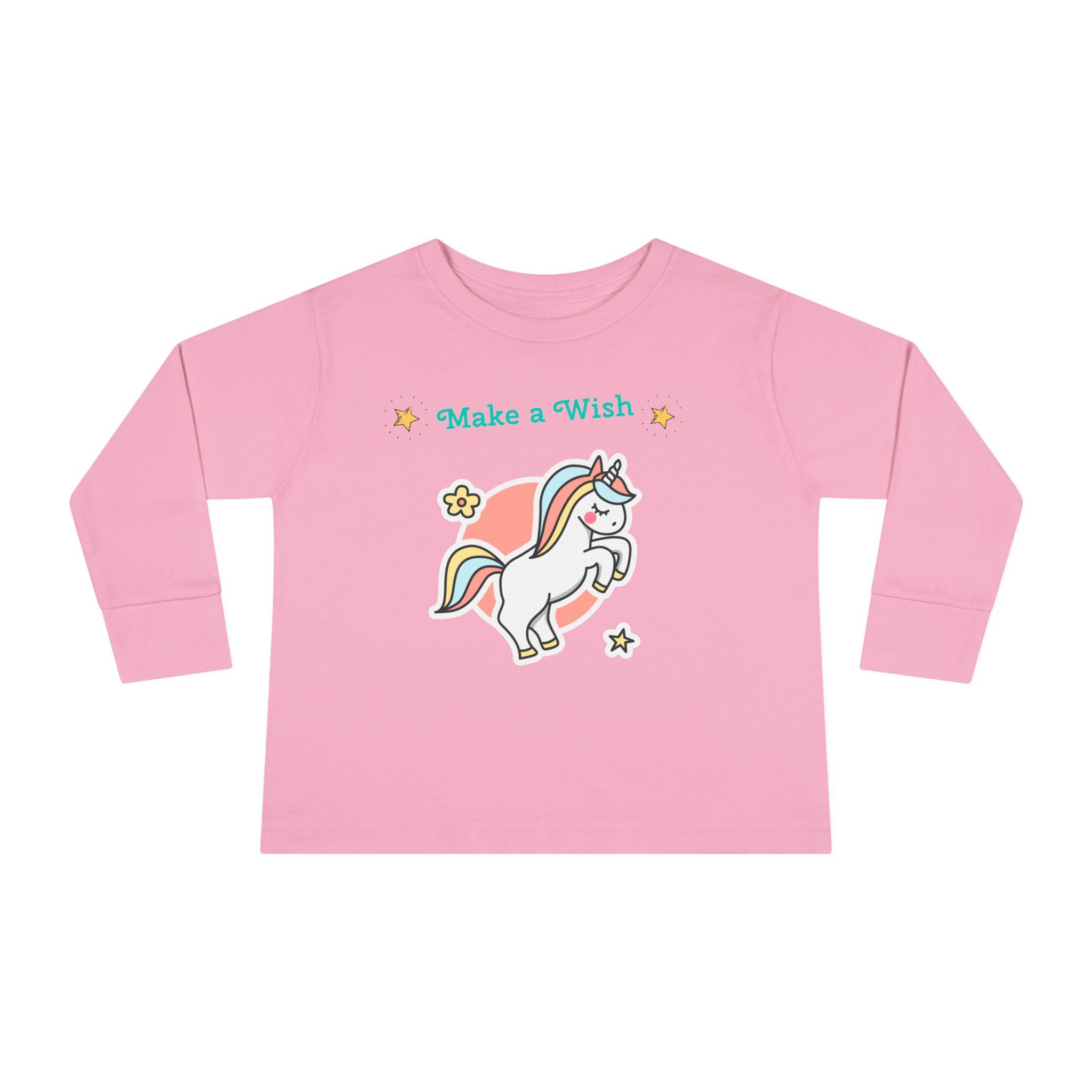 Magical Unicorn Toddler Long Sleeve Tee, Cute Kids Shirt, Birthday Gift, Baby Shower Gift, Everyday Wear, Fun Playtime Outfit