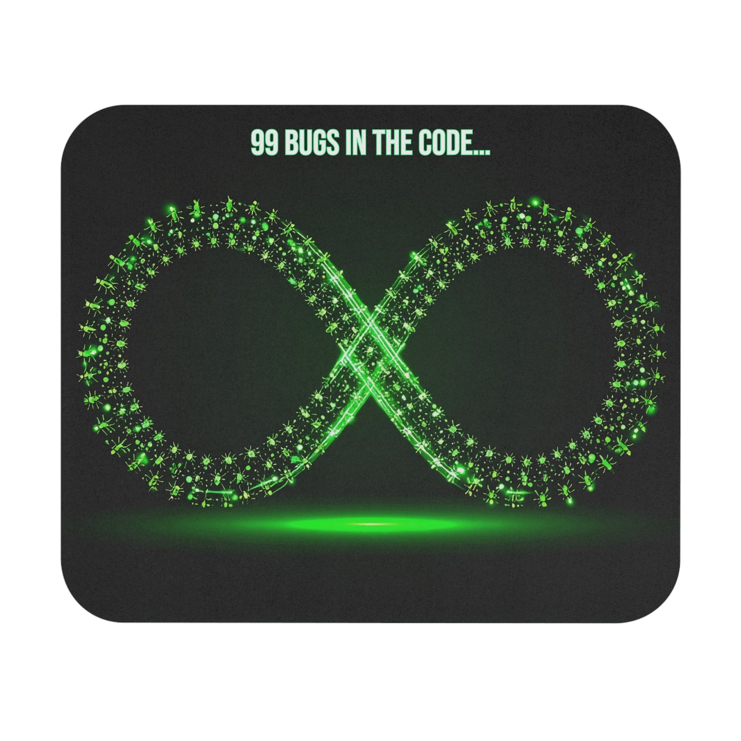 99 Bugs in the Code Mouse Pad | Funny Programmer Gift | Coding Desk Accessory | Tech Humor Office Decor | Gamer & Developer Essentials