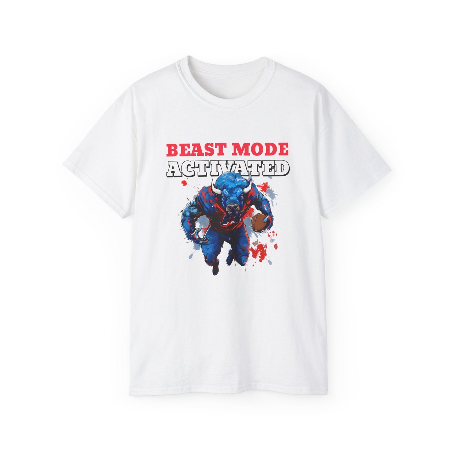 Bruntee Men's "Beast Mode Activated" Graphic Tee | Ultra-Cotton Gym Shirt & Fitness Gift