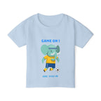 Game On! Elephant Toddler T-Shirt – Cute Kids Sports Tee, Soccer Theme Shirt, Fun Birthday Gift