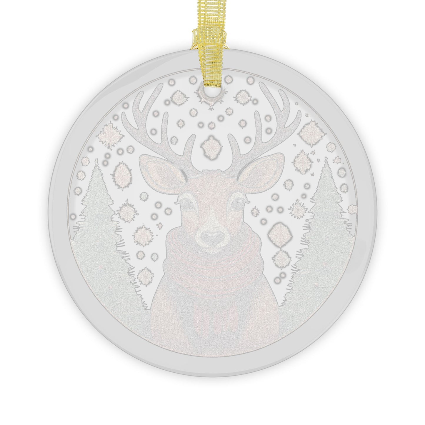 Bruntee Whimsical Reindeer Ornament – Cute Animal Christmas Decoration, Holiday Tree Keepsake, Gift for Families