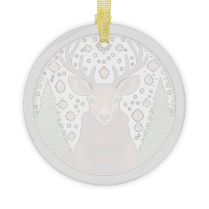 Bruntee Whimsical Reindeer Ornament – Cute Animal Christmas Decoration, Holiday Tree Keepsake, Gift for Families