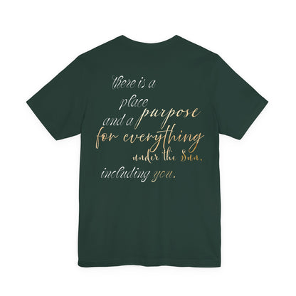 Women’s Faith T-Shirt, Purpose and Grace Tee, Christian Quote Shirt, Inspirational Apparel, Gift for Women of Faith, Everyday Faith Wear