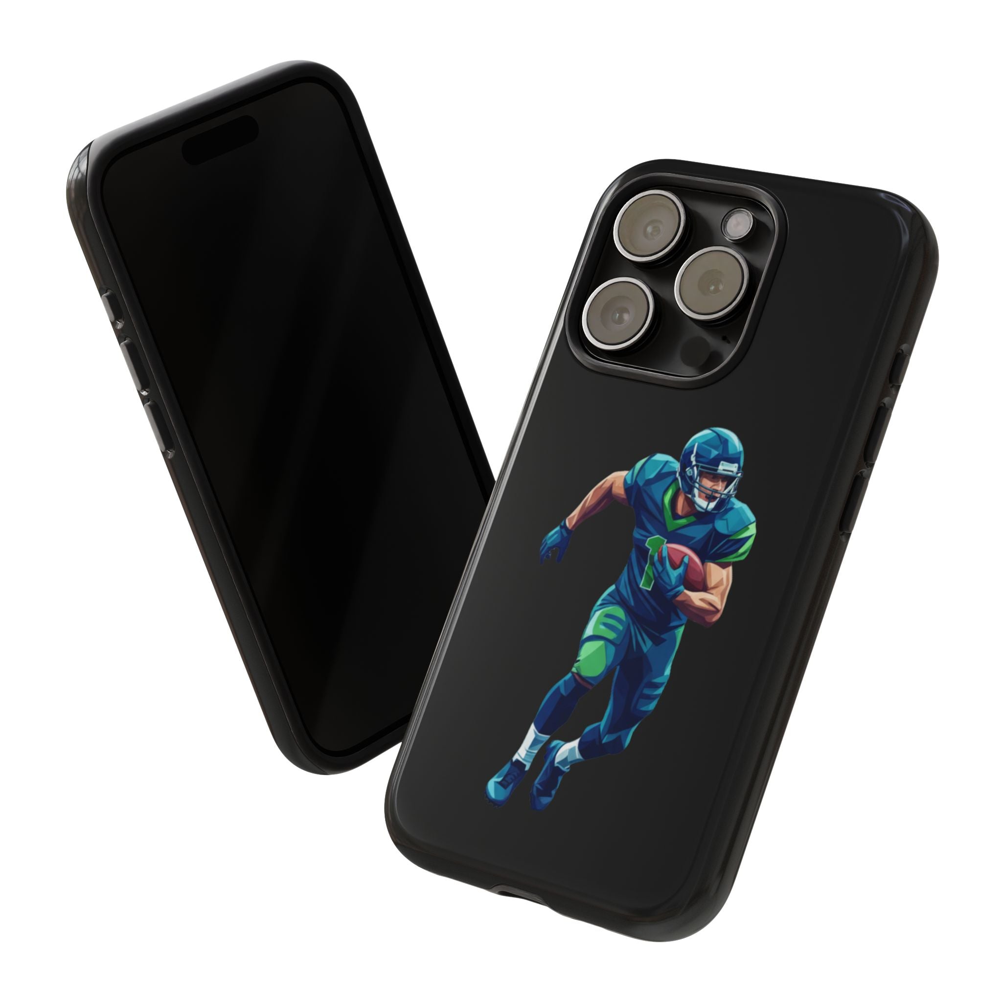 Football Splash Cartoon Phone Case for Teens & Sports Fans, Durable Shockproof Cover, Fun Gift for Gamers & Everyday Use
