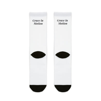 Bruntee Built To Rise Crew Socks - Motivational Crew Socks - Grace in Motion