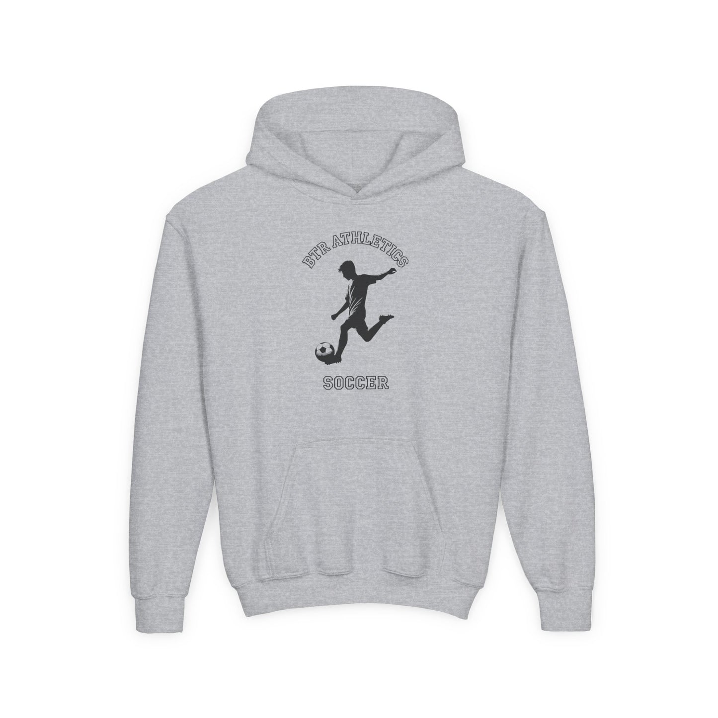 Bruntee Boy's Soccer Hoodie — Silhouette Sweatshirt