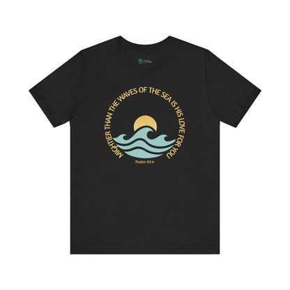 Ocean-Inspired Women's Tee | Beach Lover Shirt | Inspirational Casual Wear | Bruntee Faith Collection