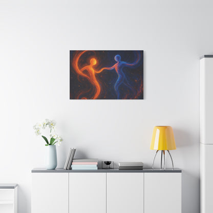 Bruntee Fire & Water Spirit Matte Canvas Wall Art — Stretched 1.25"