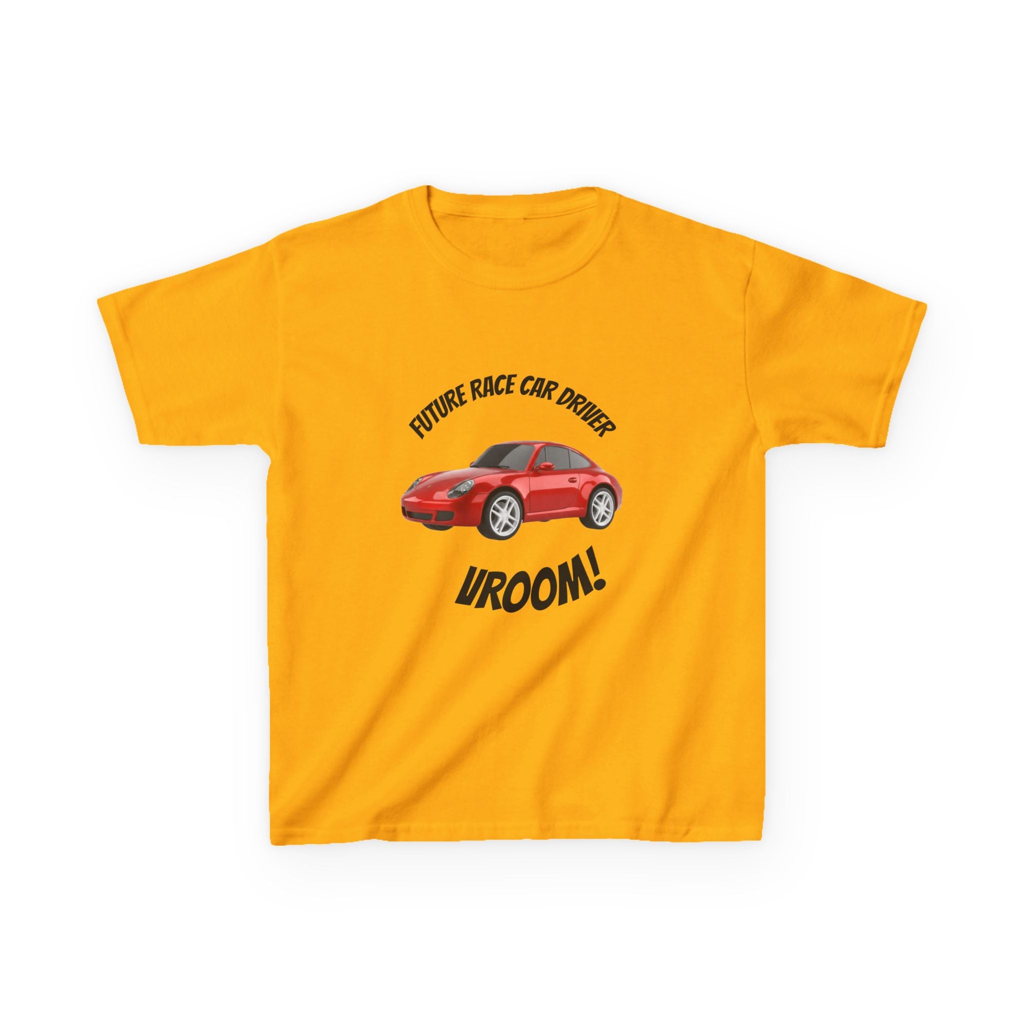 Future Race Car Driver Kids T-Shirt – Vroom Graphic Tee, Fun Racing Shirt for Boys & Girls, Car Lover Birthday Gift