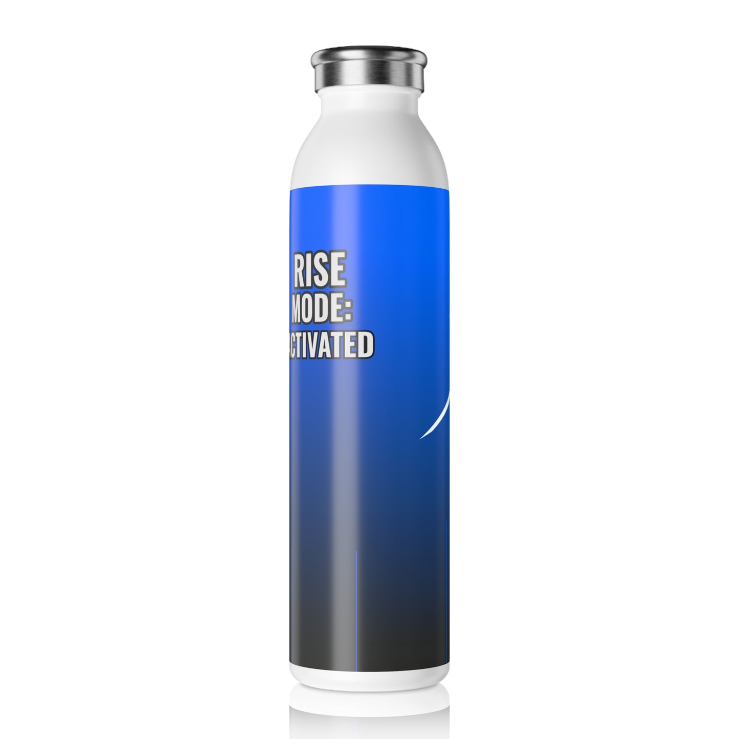 Bruntee Built to Rise Adventure Slim Water Bottle – Stainless Steel, Double Wall