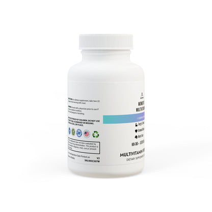 Built to Rise Multivitamin for Women (60 Capsules) | Daily Energy, Hair & Antioxidant Support | Non-GMO Women’s Supplement