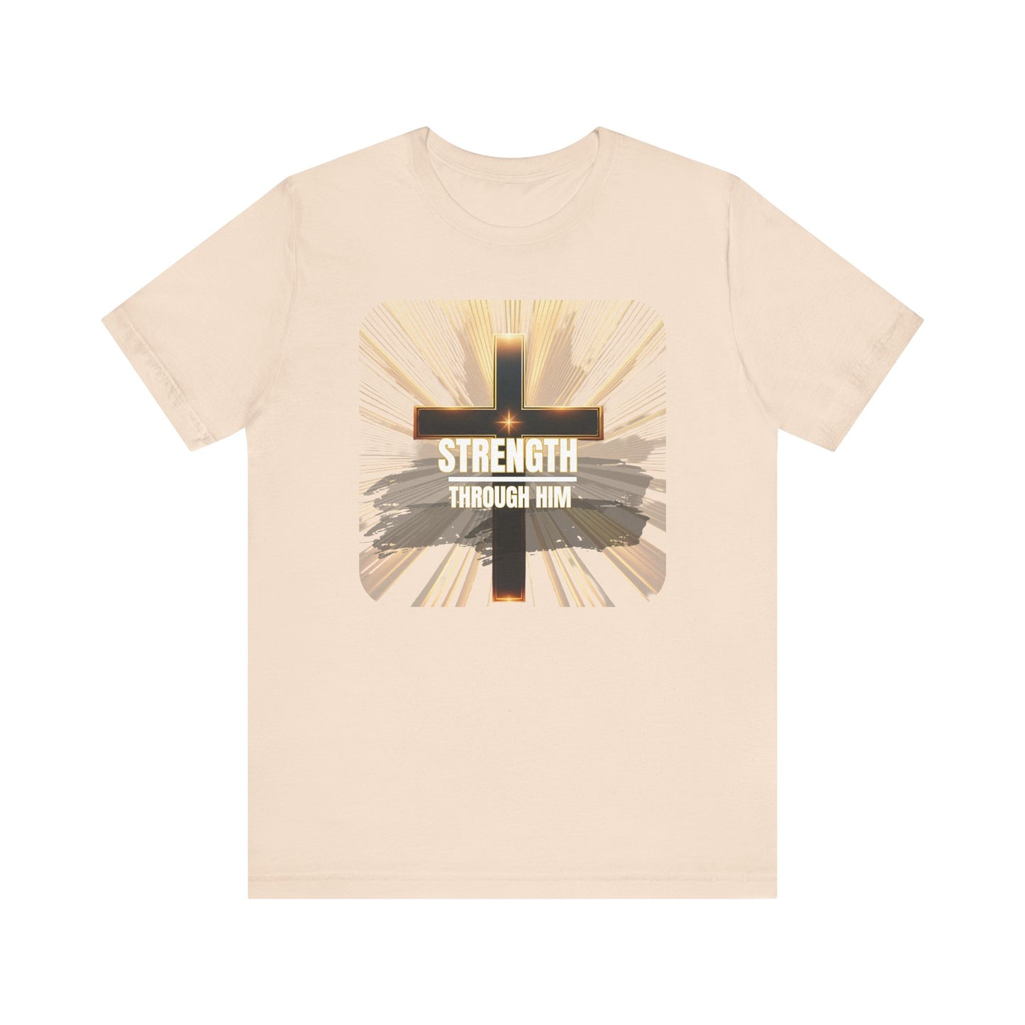 Spiritual Strength Tee | Christian Faith Shirt | Inspirational Men's T-Shirt