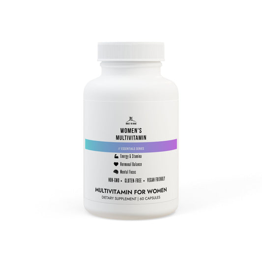 Built to Rise Multivitamin for Women (60 Capsules) | Daily Energy, Hair & Antioxidant Support | Non-GMO Women’s Supplement