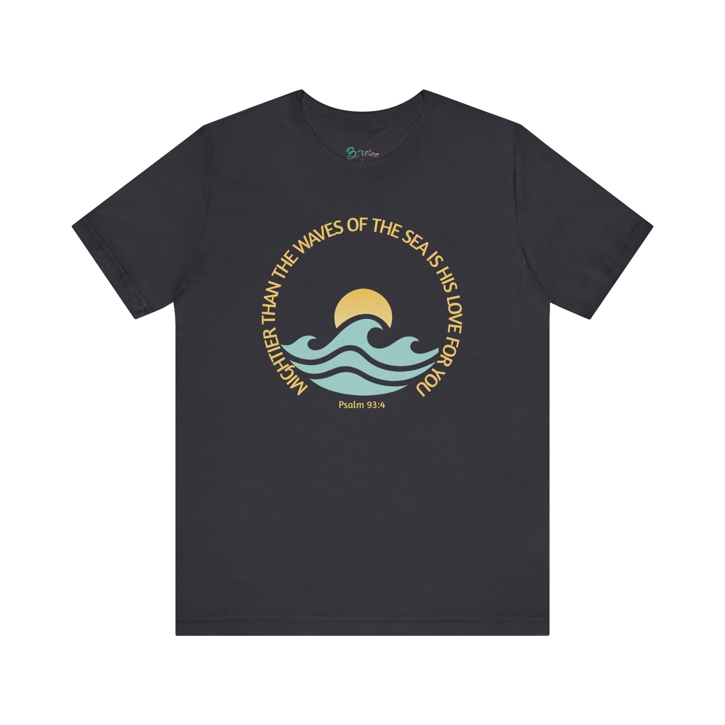 Ocean-Inspired Women's Tee | Beach Lover Shirt | Inspirational Casual Wear | Bruntee Faith Collection