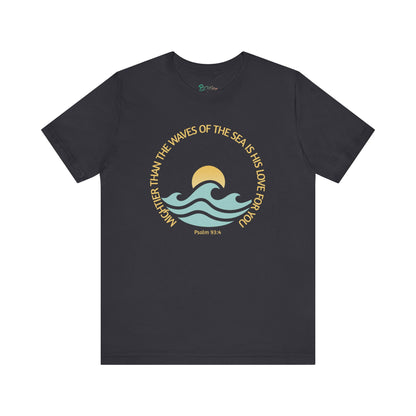 Ocean-Inspired Women's Tee | Beach Lover Shirt | Inspirational Casual Wear | Bruntee Faith Collection