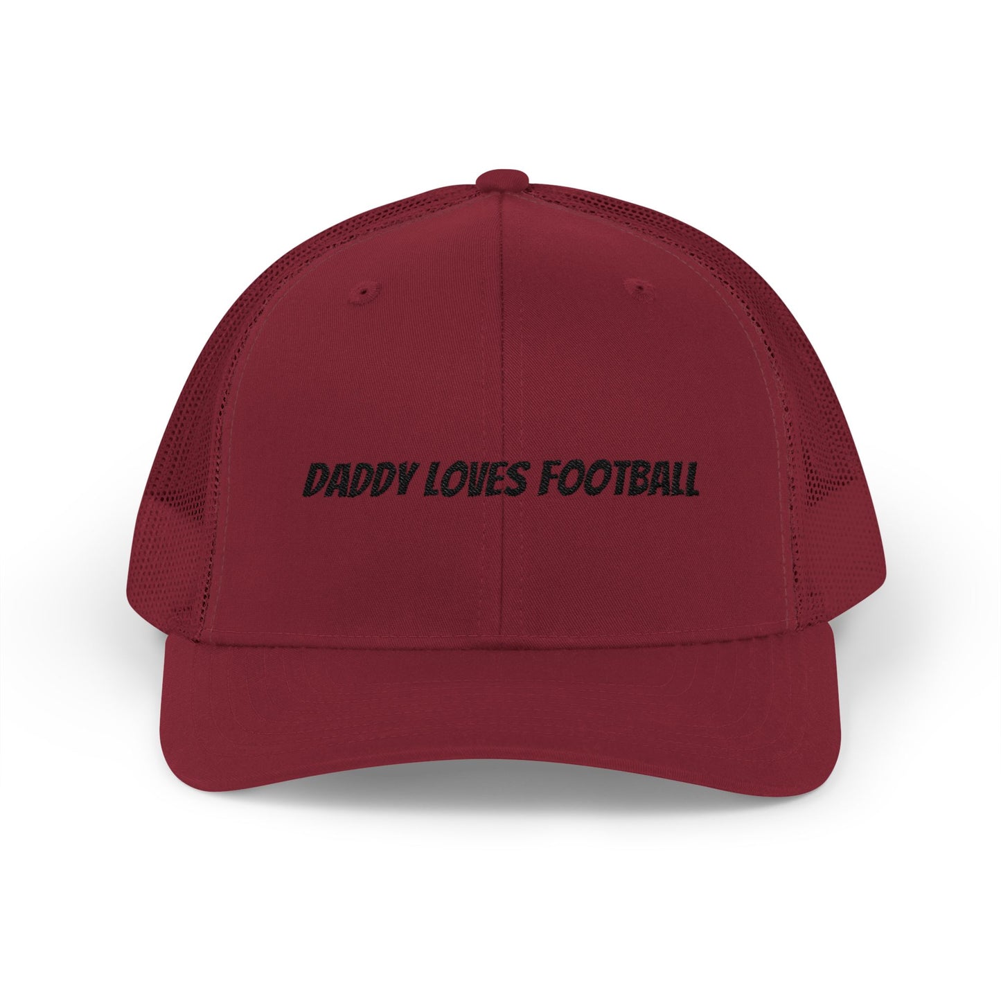 Daddy Loves Football Snapback Trucker Cap | Sports Dad Hat, Father’s Day Gift, Outdoor Casual Cap