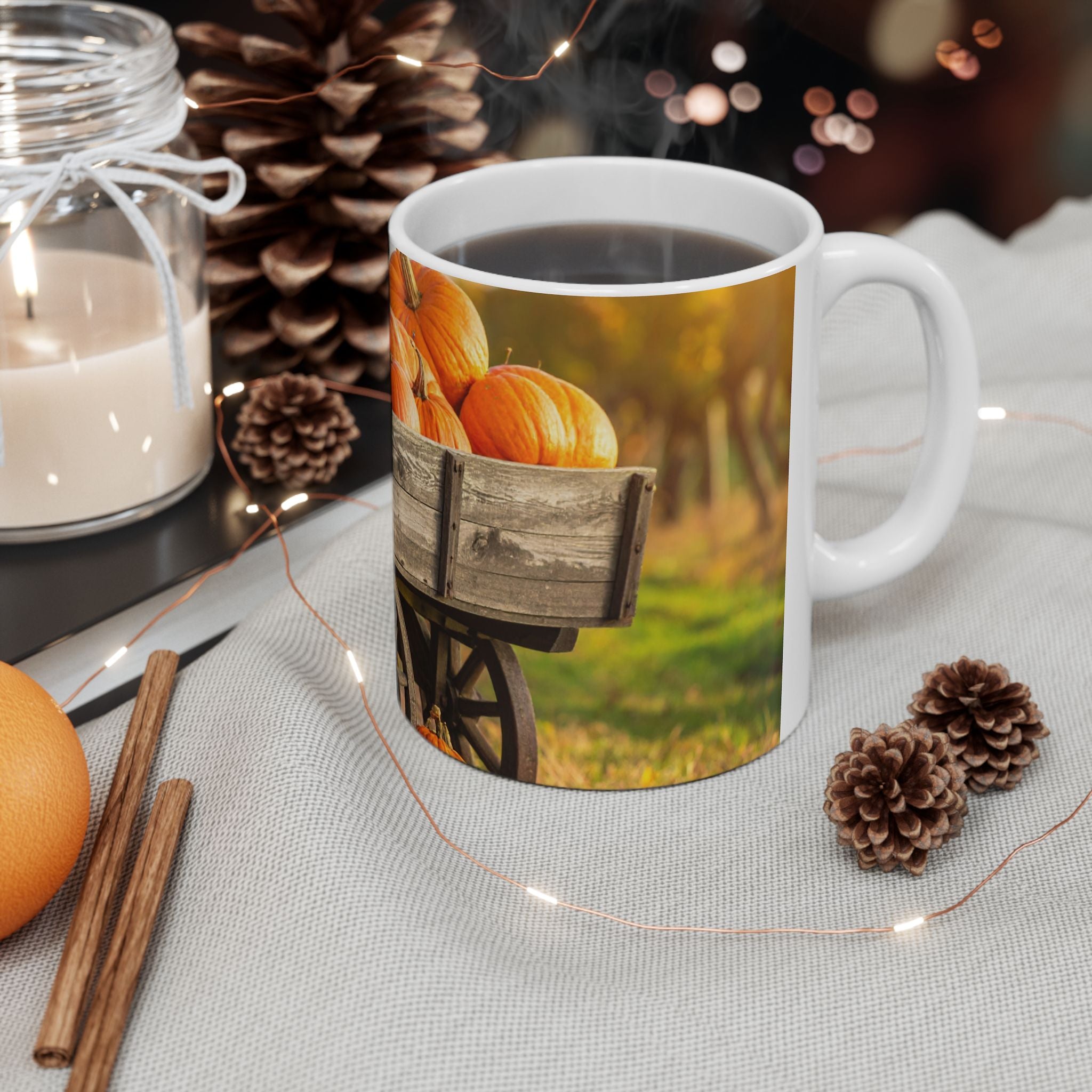 Fall Harvest Mug – Fall Coffee Cup, Cozy Fall Decor,