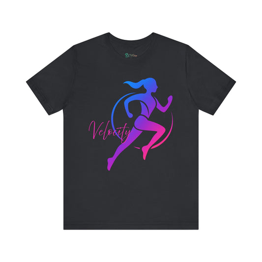 Bruntee Velocity Dynamic Running Tee – Women's Fitness Performance Top
