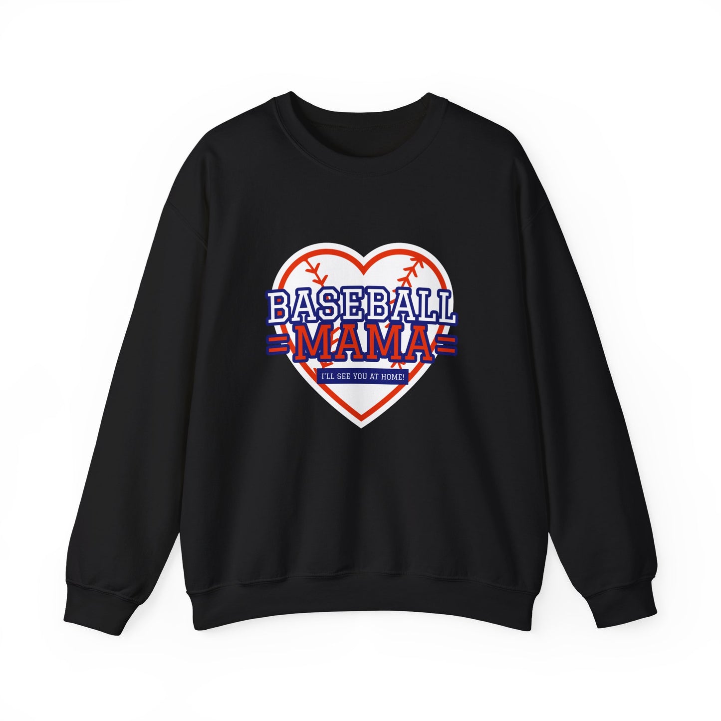 Bruntee Baseball Mama Sweatshirt – Cozy Game Day Crewneck