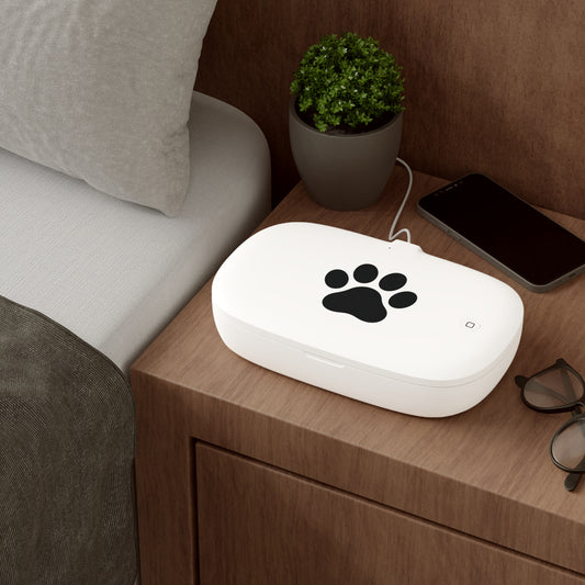 Bruntee UV Phone Sanitizer & Wireless Charging Pad - Paw Print