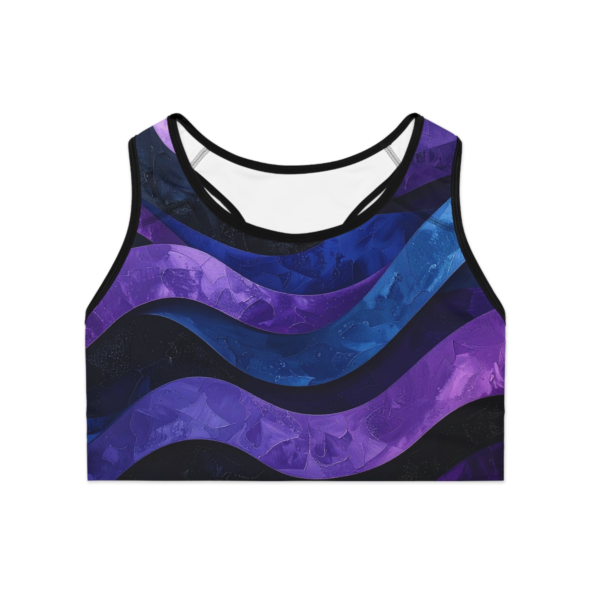 Bold Abstract Sports Bra | Stylish Activewear for Women, Gym & Yoga Top, Comfortable Fitness Apparel