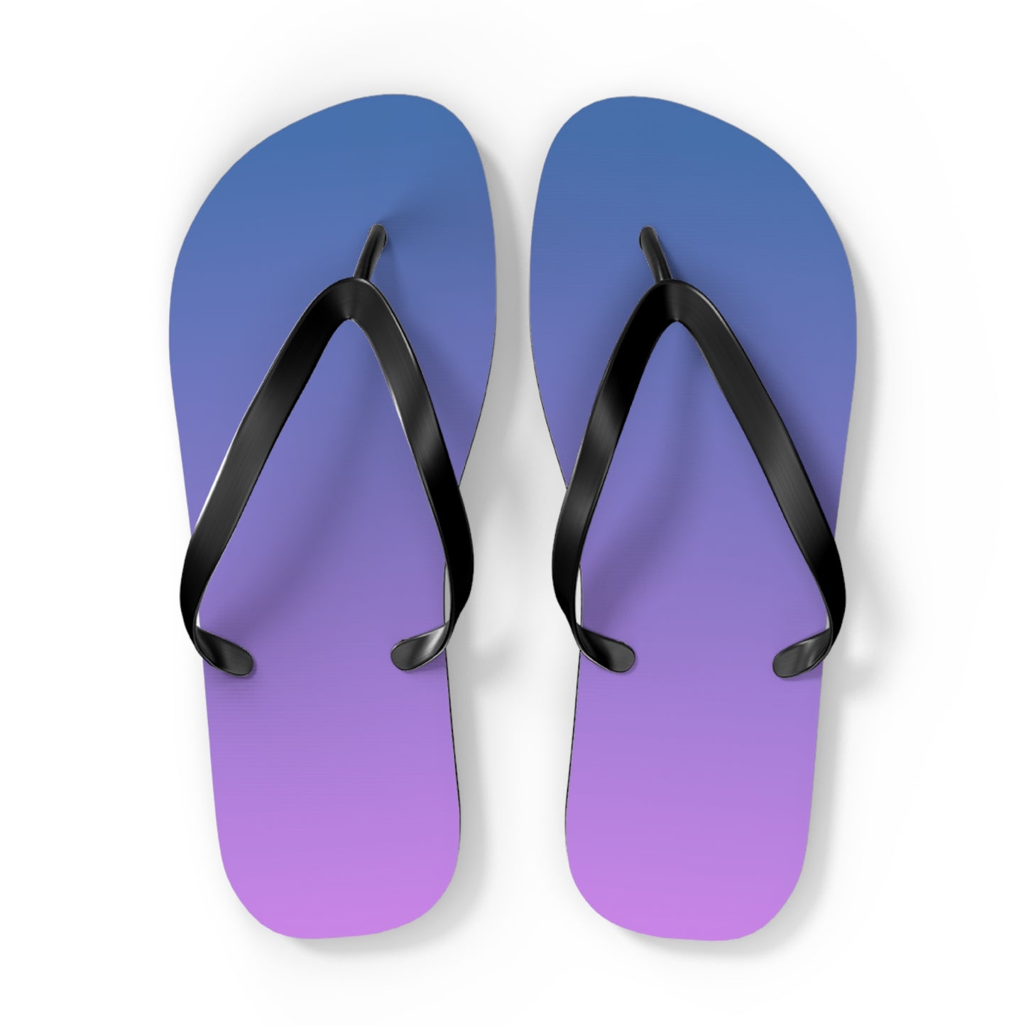 Ombre Gradient Flip Flops | Stylish Summer Sandals | Beach & Pool Footwear | Trendy Vacation Slides | Gift for Him or Her