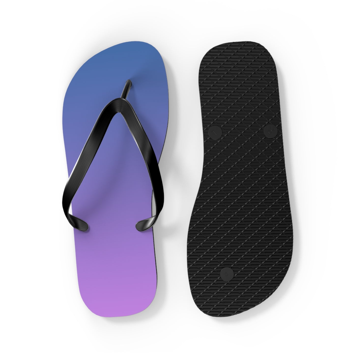 Ombre Gradient Flip Flops | Stylish Summer Sandals | Beach & Pool Footwear | Trendy Vacation Slides | Gift for Him or Her