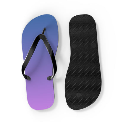 Ombre Gradient Flip Flops | Stylish Summer Sandals | Beach & Pool Footwear | Trendy Vacation Slides | Gift for Him or Her
