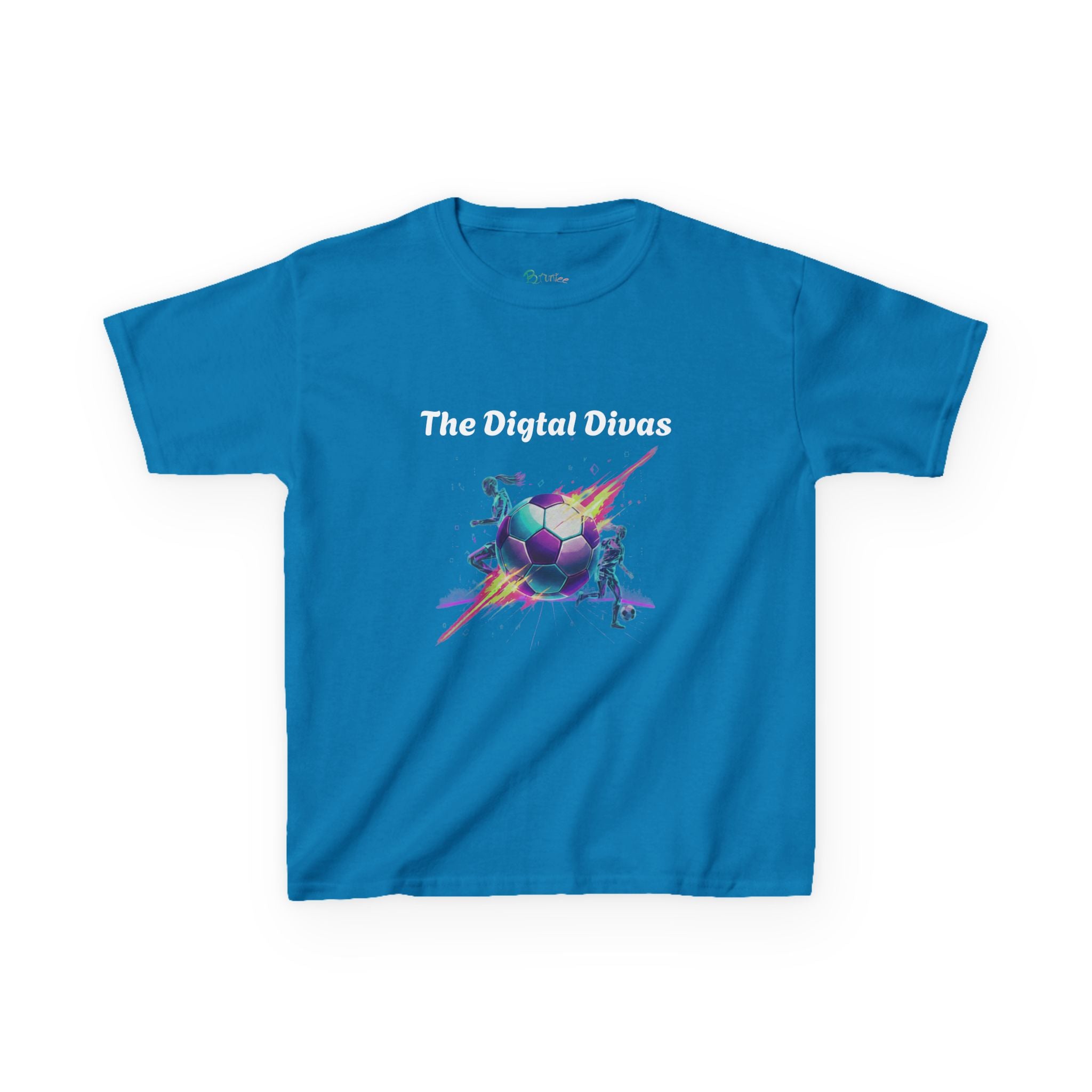 Girls T-Shirt - Digital Divas Retro Graphic Tee, Kids Gift for Birthdays
