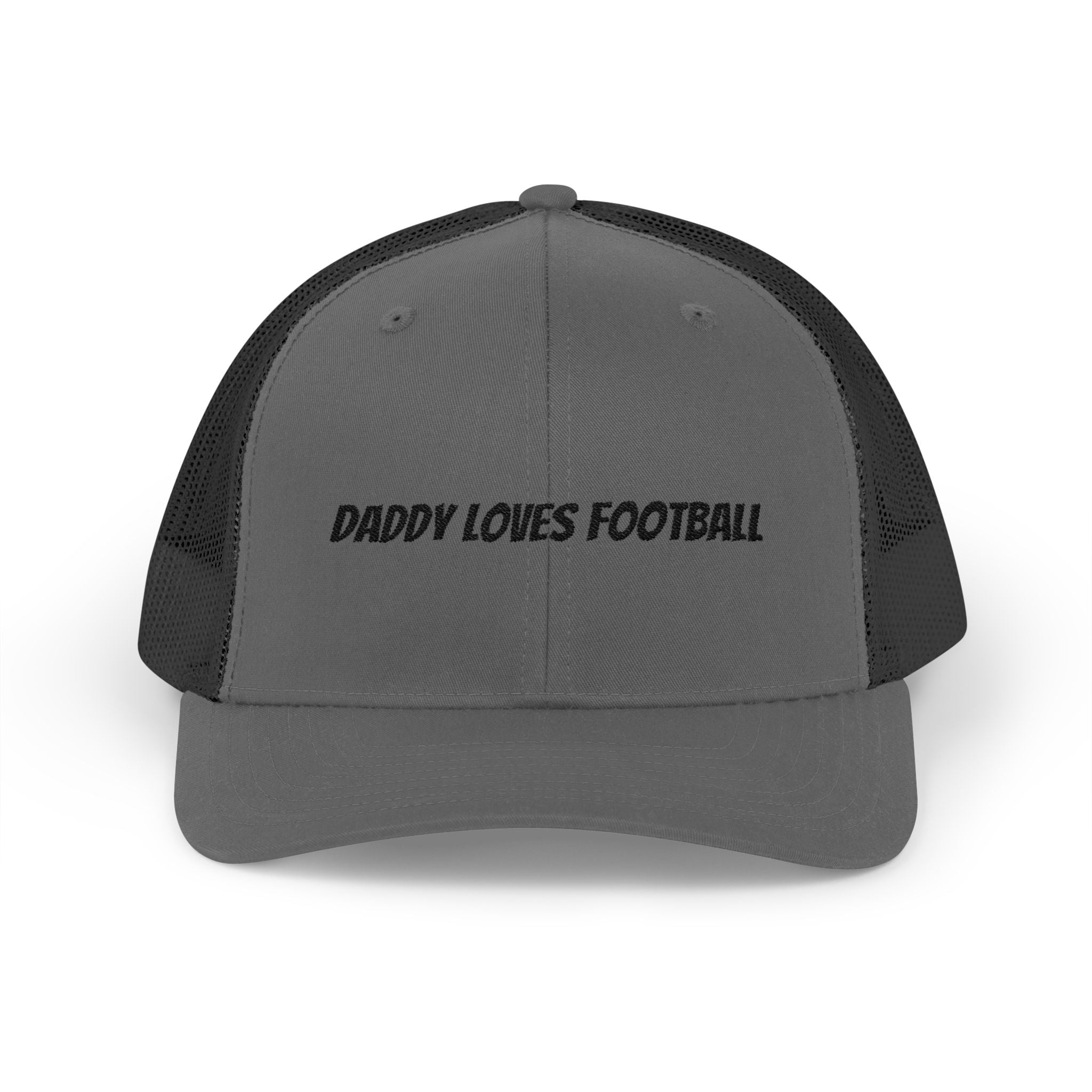 Daddy Loves Football Snapback Trucker Cap | Sports Dad Hat, Father’s Day Gift, Outdoor Casual Cap