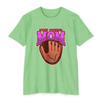 Proud Baseball Mom T-Shirt - Yellow Graphic Tee for Sports Moms & Casual Wear