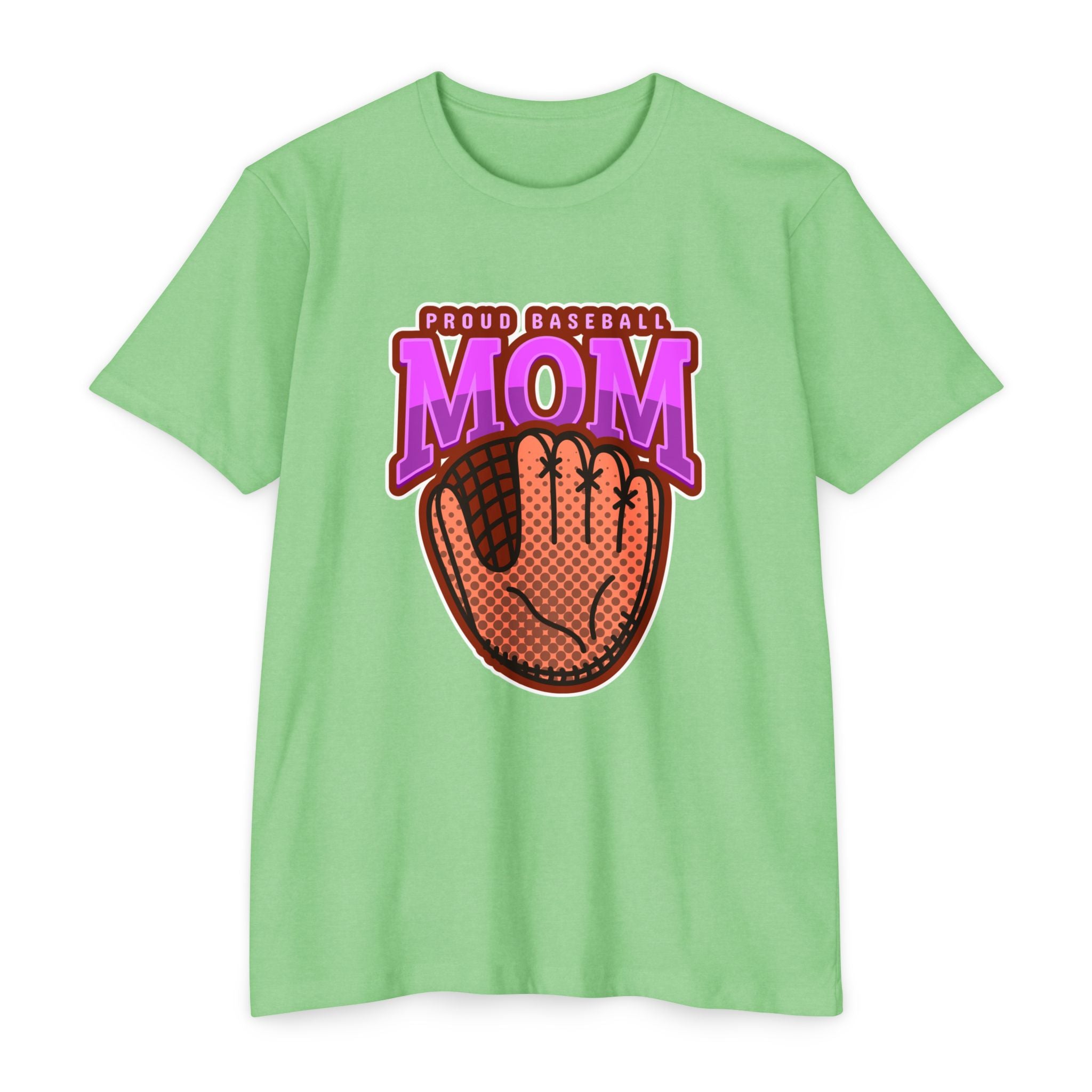 Proud Baseball Mom T-Shirt - Yellow Graphic Tee for Sports Moms & Casual Wear