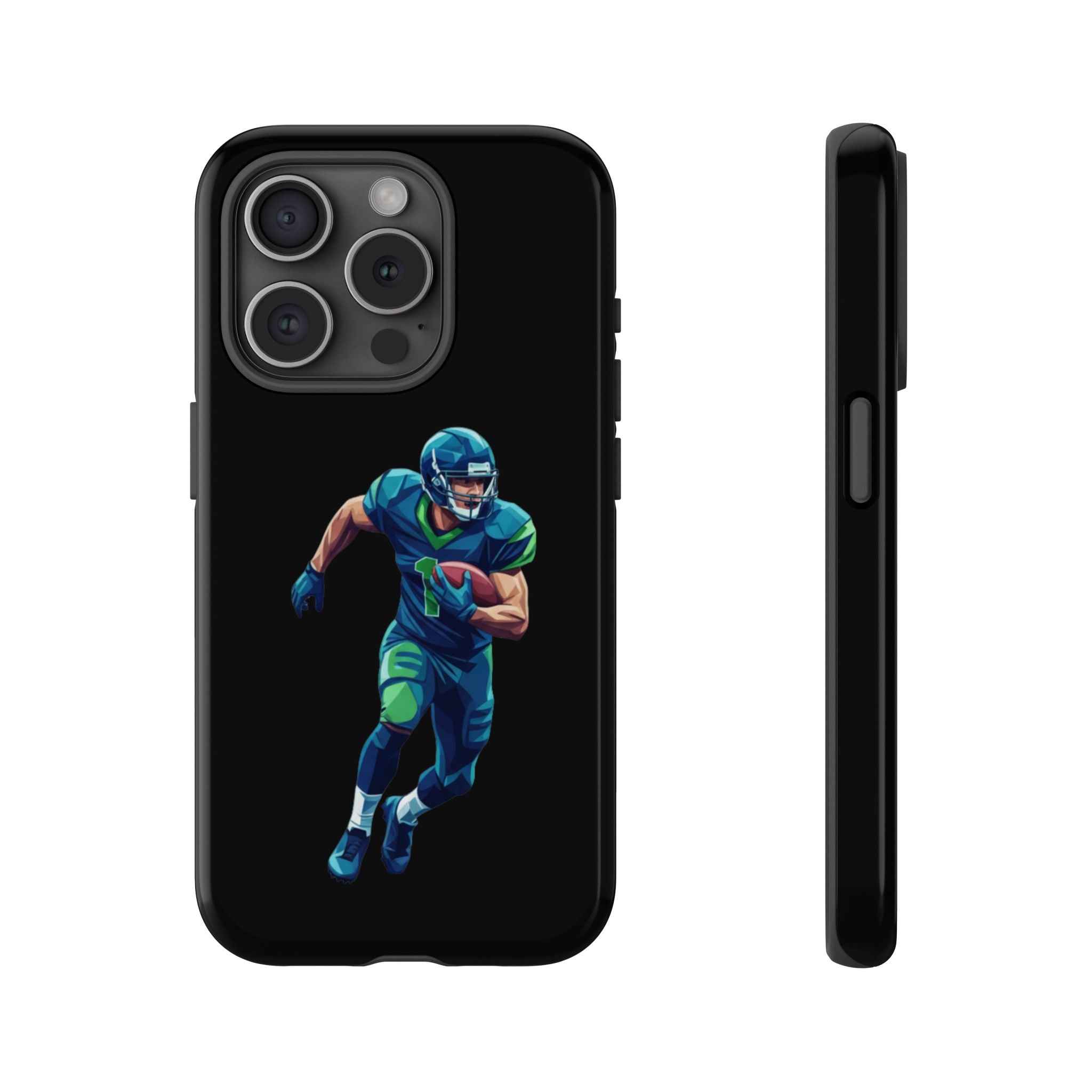 Football Splash Cartoon Phone Case for Teens & Sports Fans, Durable Shockproof Cover, Fun Gift for Gamers & Everyday Use