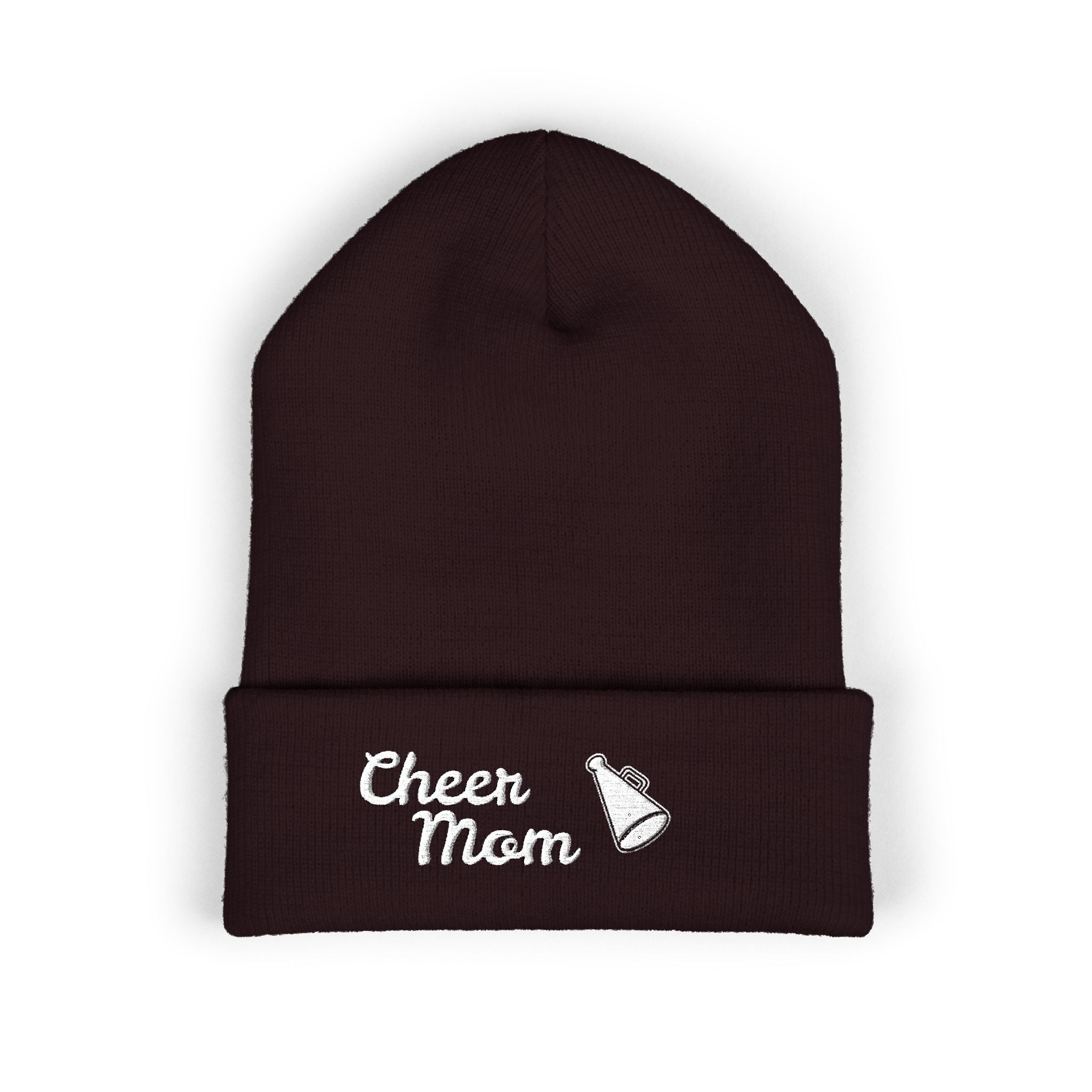 Classic Cuffed Embroidered Beanie | Winter Hat, Unisex Cold Weather Accessory, Stylish & Warm Gift
