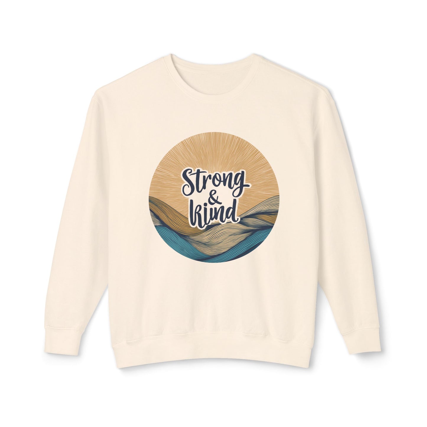 Bruntee Strong & Kind Crewneck – Inspirational Sweatshirt, Motivational Fashion, Gift for Her